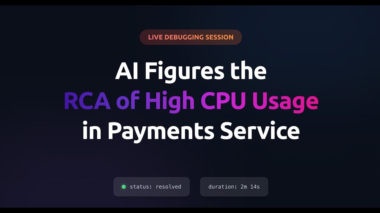 AI SRE Incident Triage and Root Cause Analysis Demo
